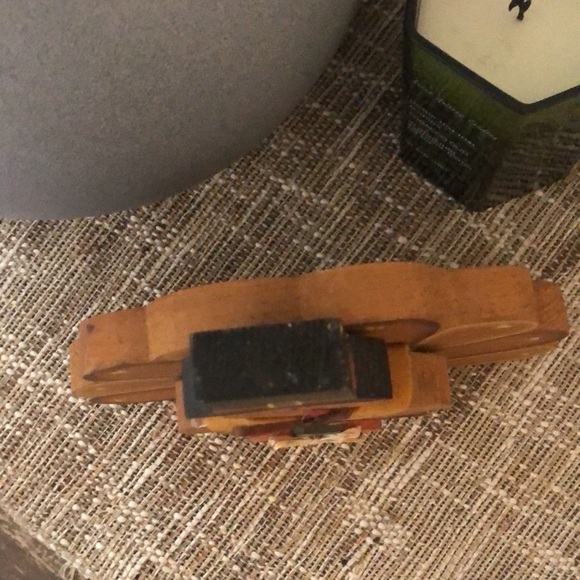 VINTAGE TABLETOP PILGRIM TURKEY WOOD DECOR - Picture 2 of 6